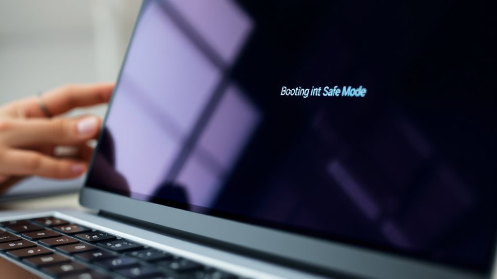 boot device into safe mode