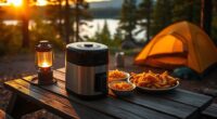 camping fryer battery test