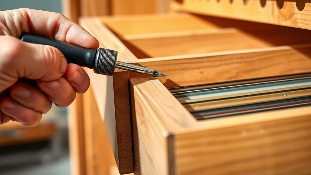 check drawer and frame