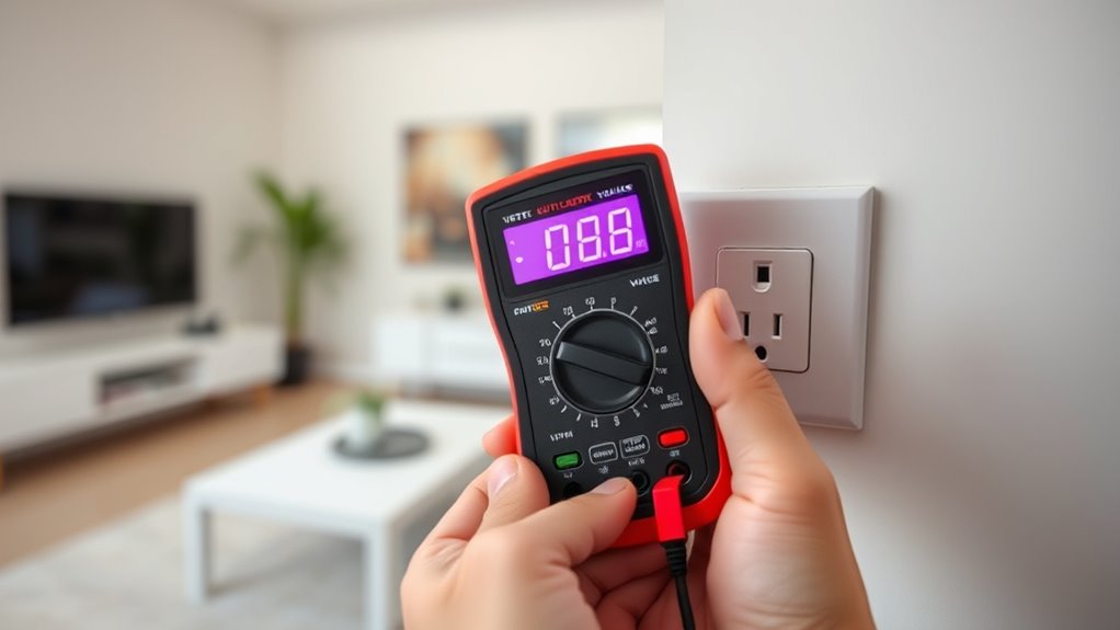 check outlet power capacity