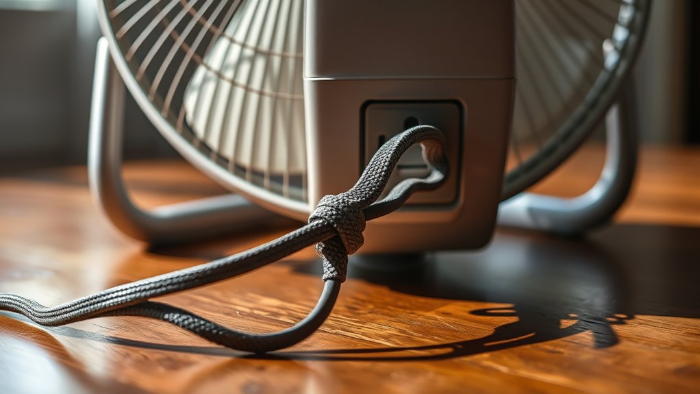 check power cords connections