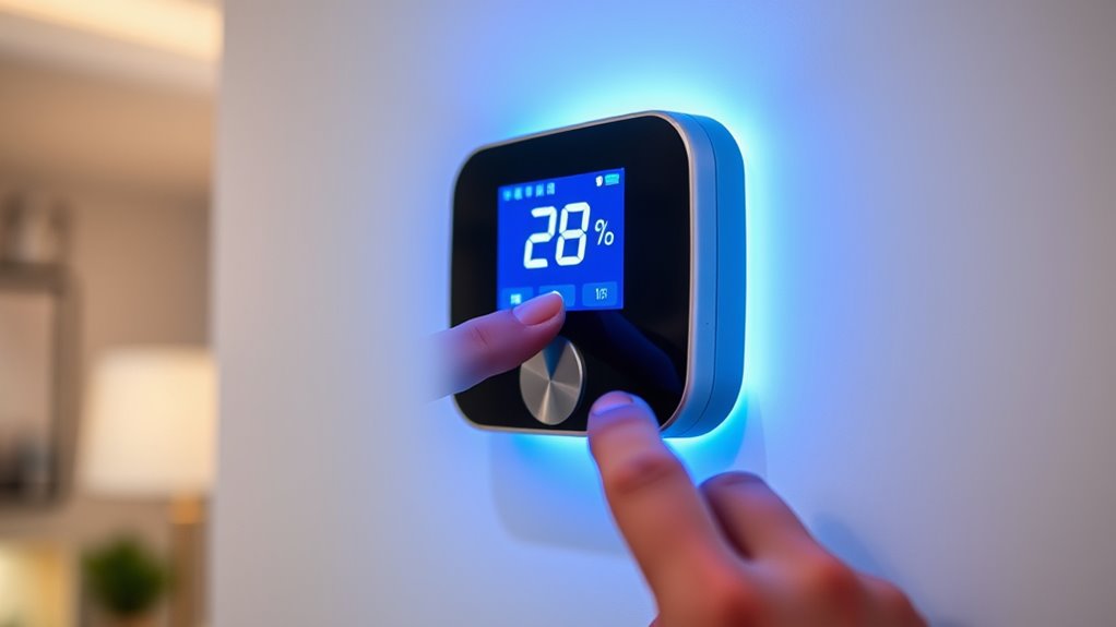 check thermostat current settings