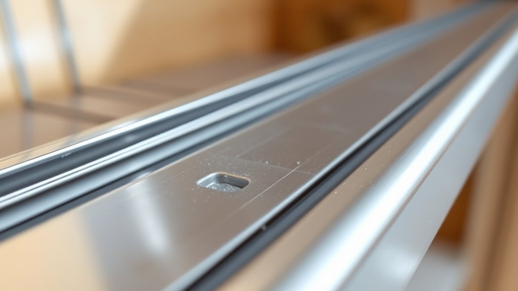 check track for obstructions