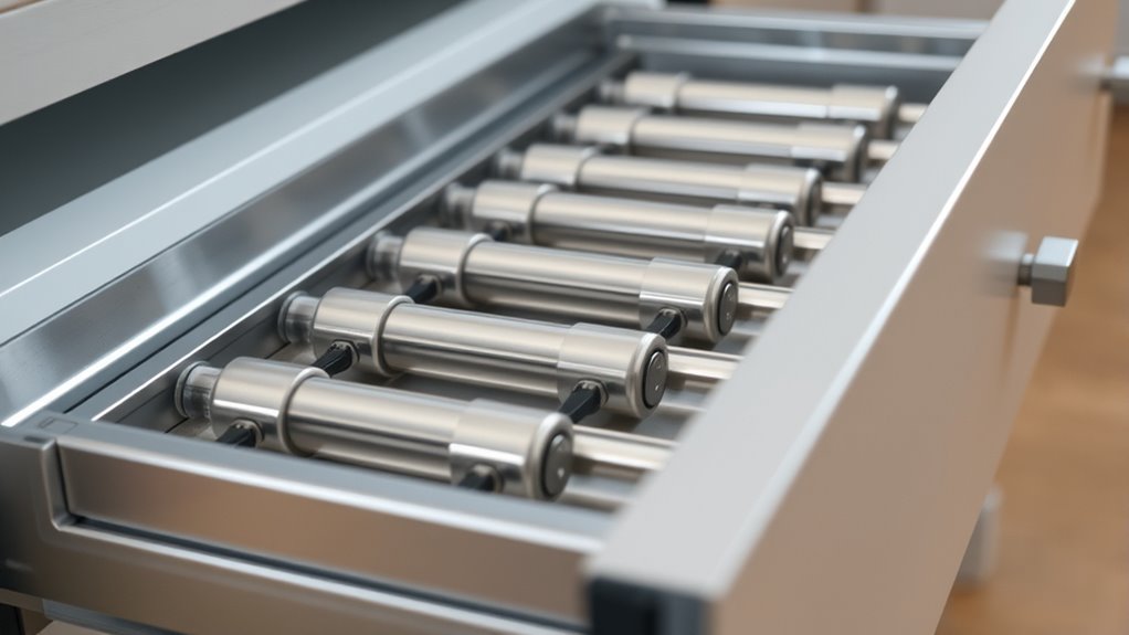 check track rollers debris