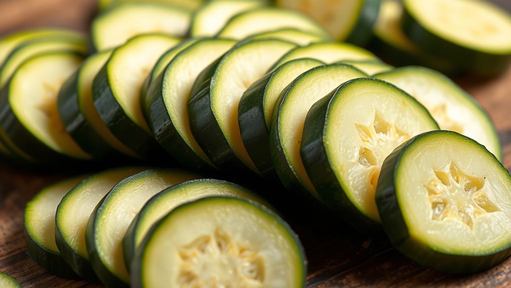 choose firm young zucchinis