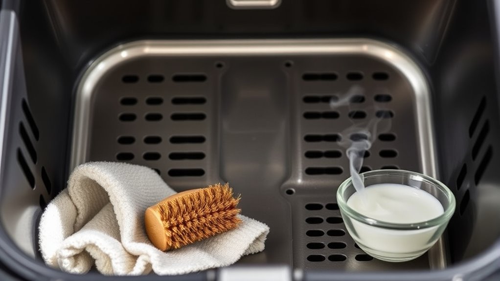 clean scrub avoid abrasives