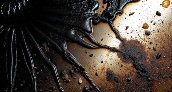 cleaning burnt grease buildup