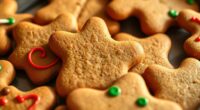 crisp edged gingerbread cookies