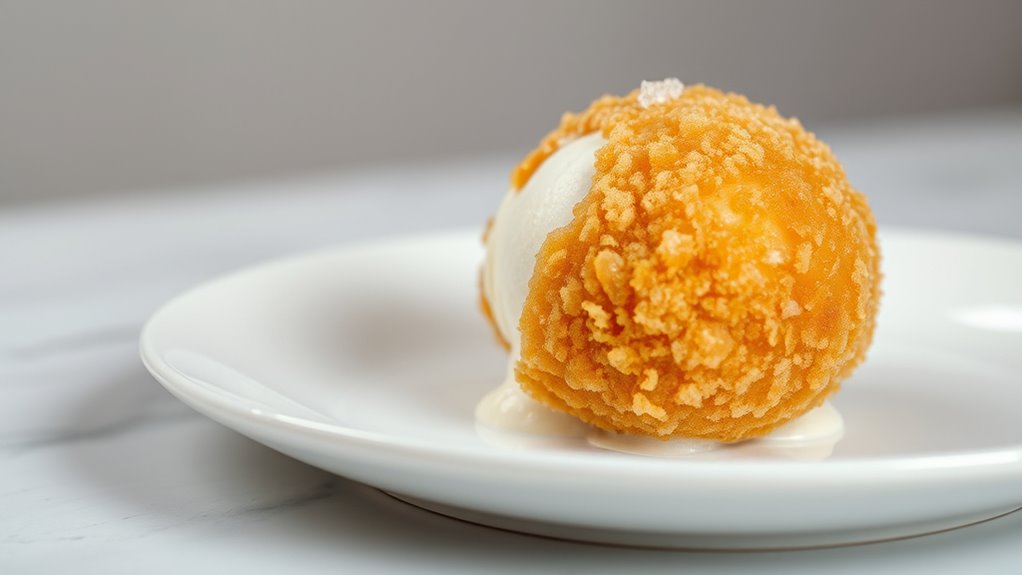 crispy cold ice cream