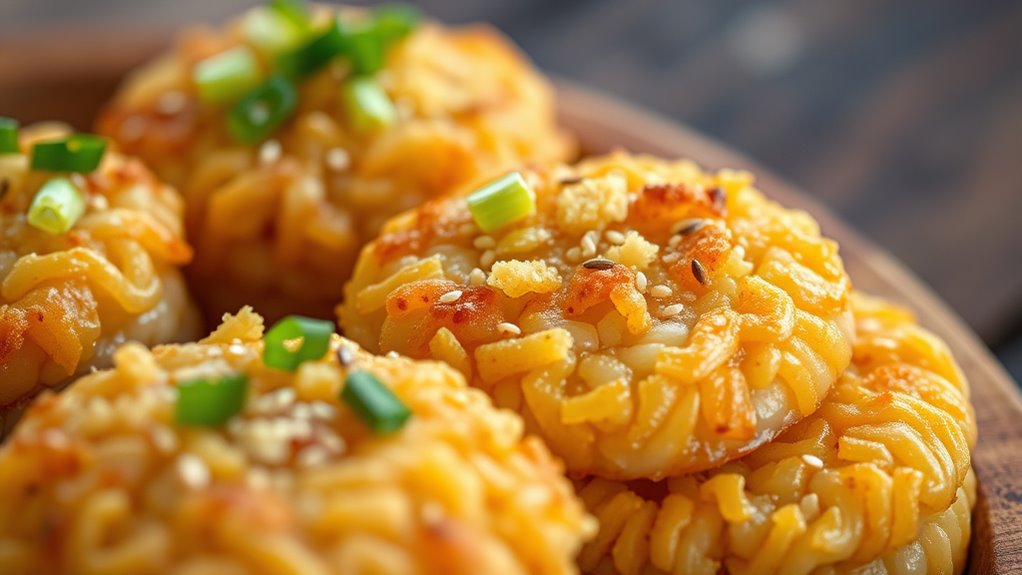 crispy sushi rice cakes