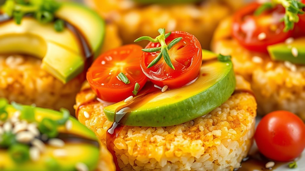 crispy sushi topping ideas