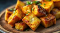 crispy tofu cubes recipe