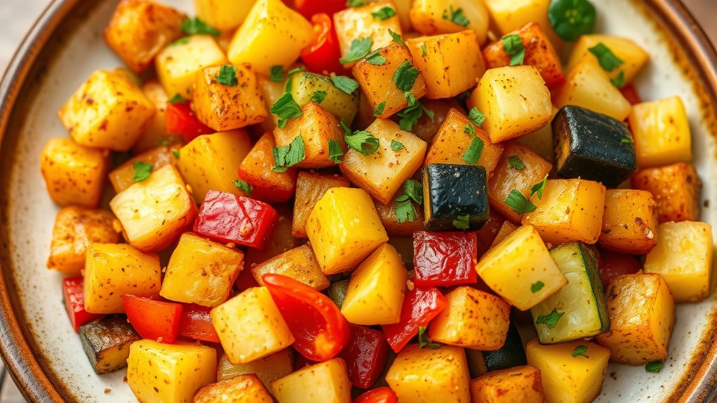 crispy vegan breakfast hash