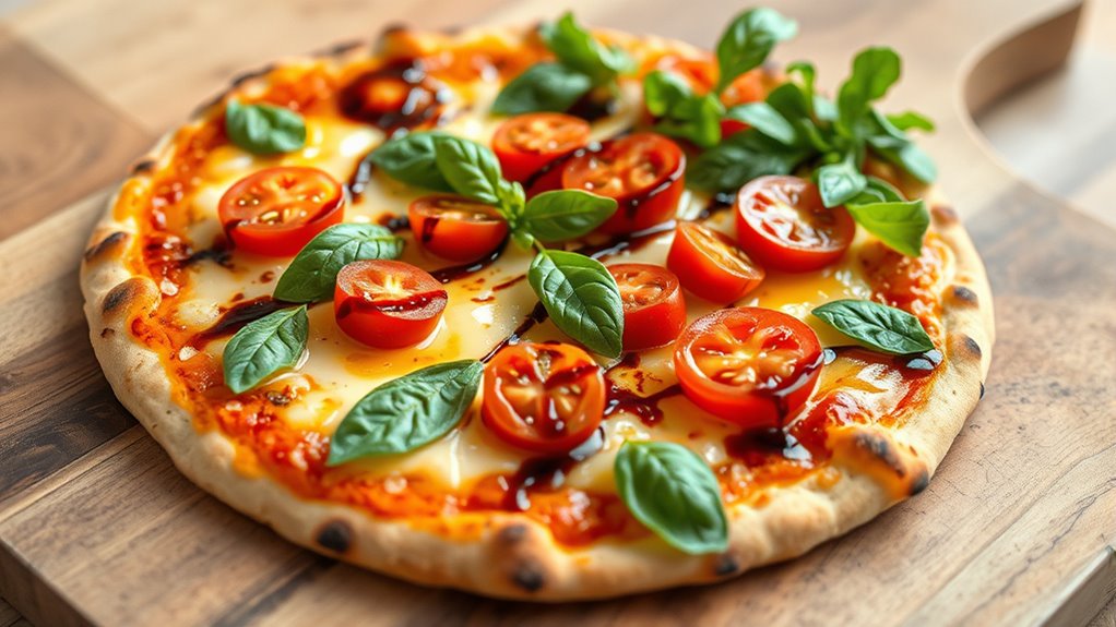 customizable vegan flatbread pizzas