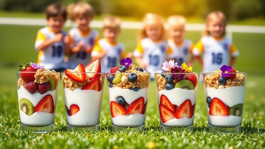 dairy free snack parfaits