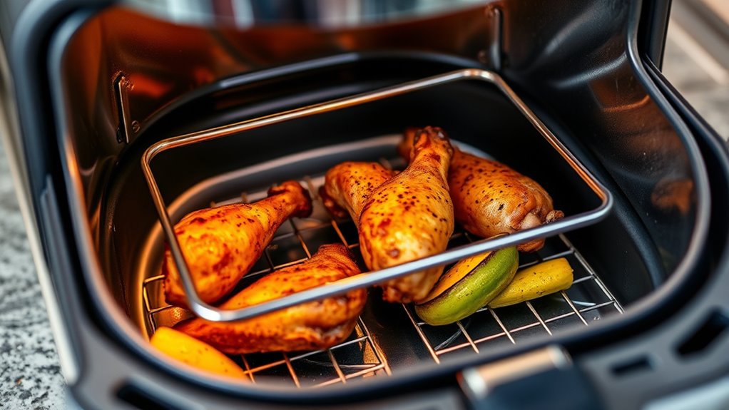 enhanced air fryer cooking efficiency