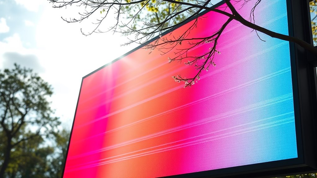 environmental impact on display