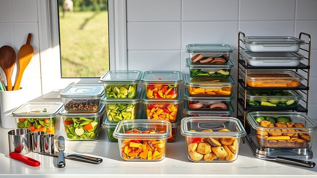 essential kitchen tools and containers