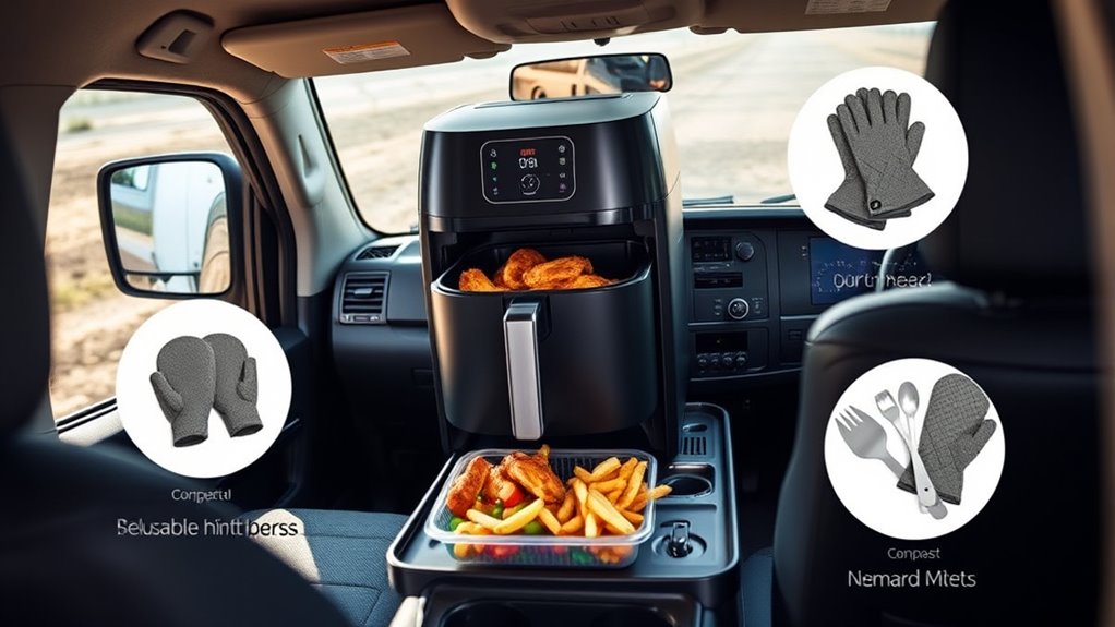 essential portable air fryer accessories
