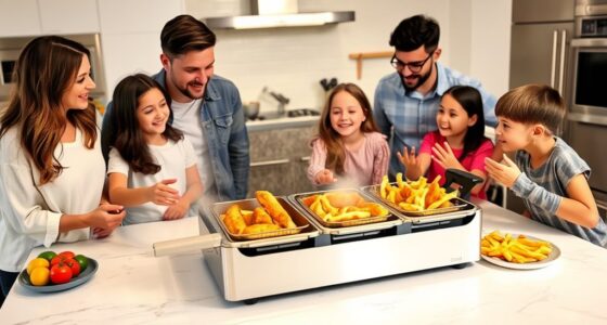 family meal with fryer