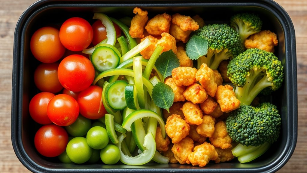 fresh vibrant vegetable sides