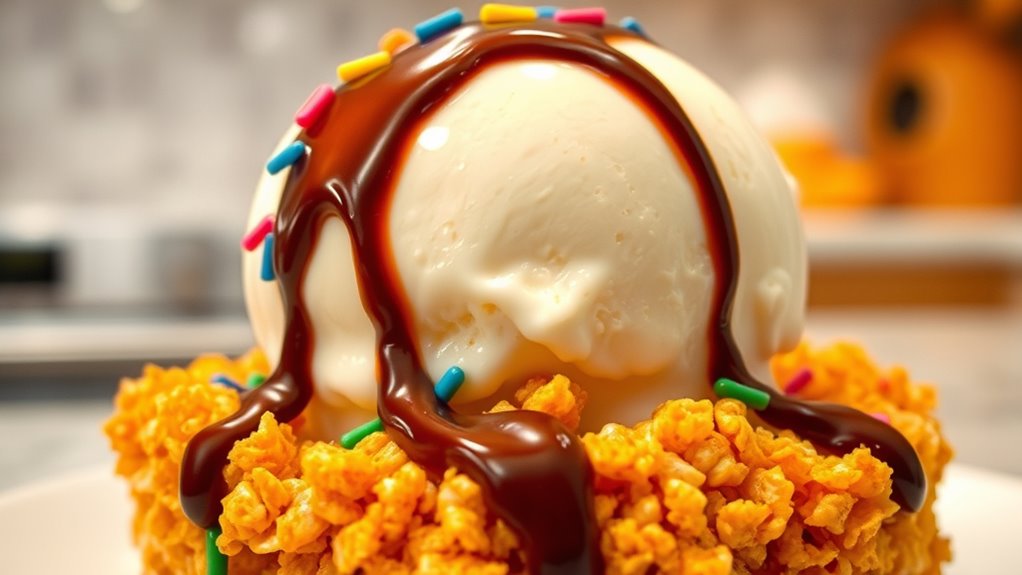 fried ice cream alternative