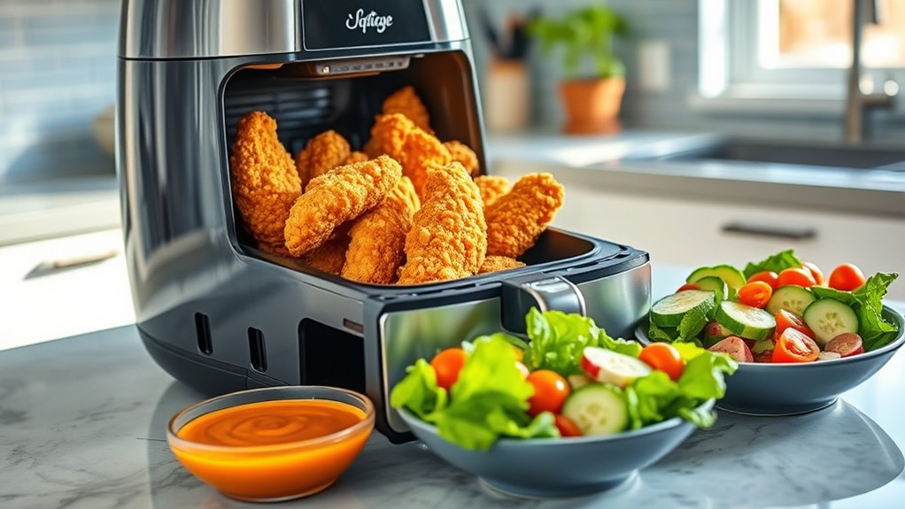 healthy air fried chicken tenders