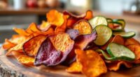 healthy homemade veggie chips