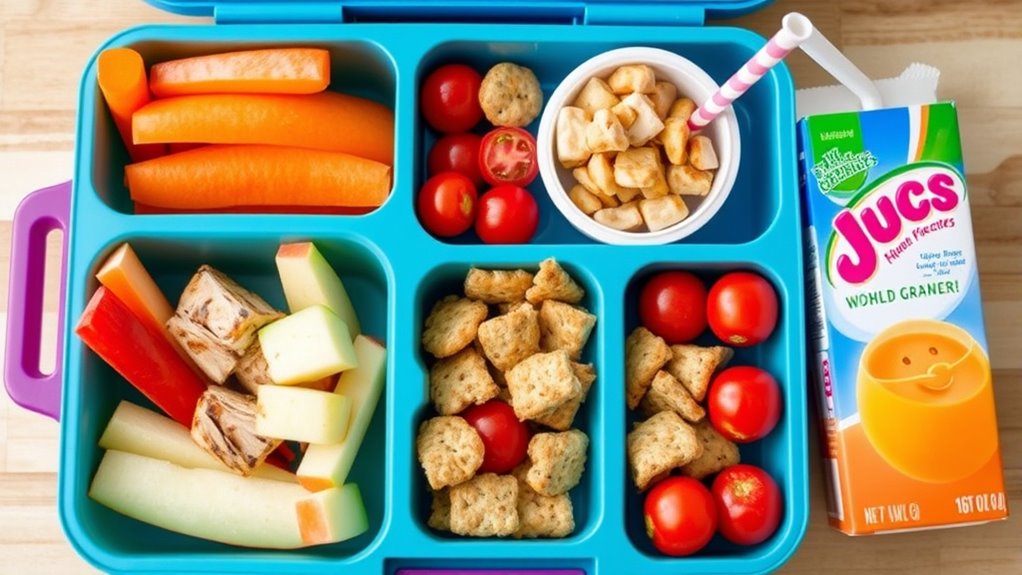 healthy snack and protein choices