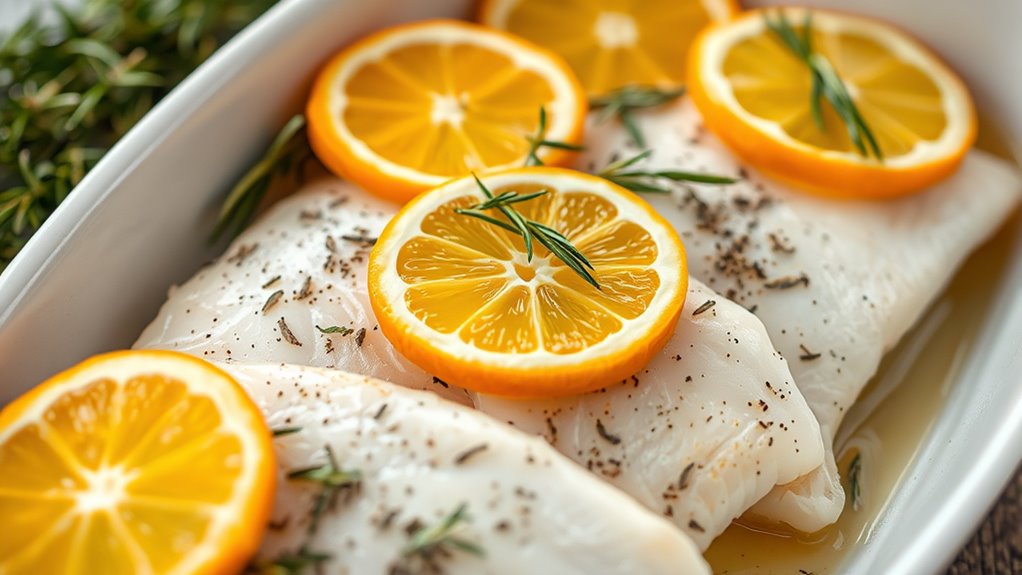 herb citrus baked fish
