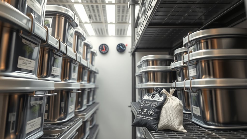 keep storage cool and ventilated