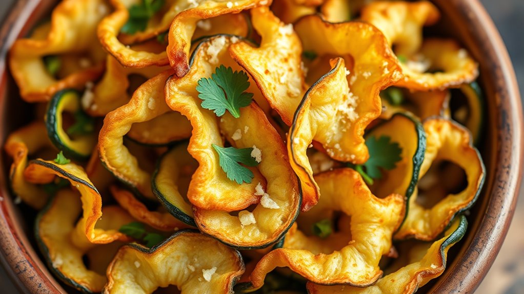 keto garlic parmesan chips