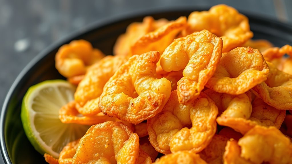 keto shrimp lime chips