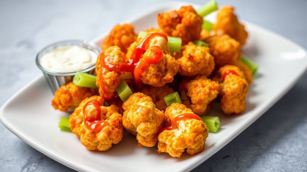 keto spicy cauliflower bites