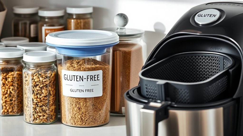 label seal separate foods