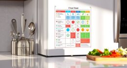 magnetic cooking cheat sheets