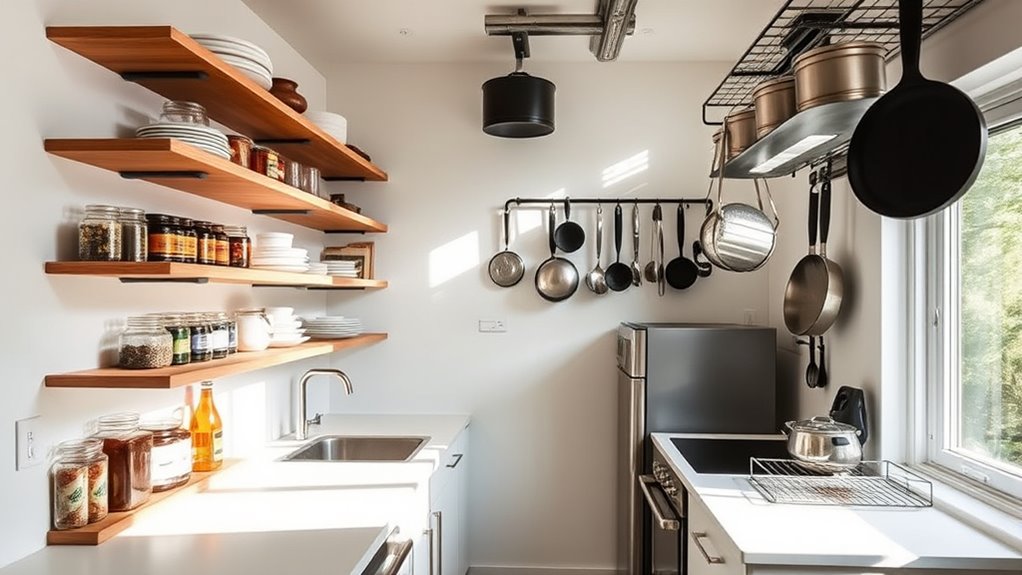 maximize wall storage creatively