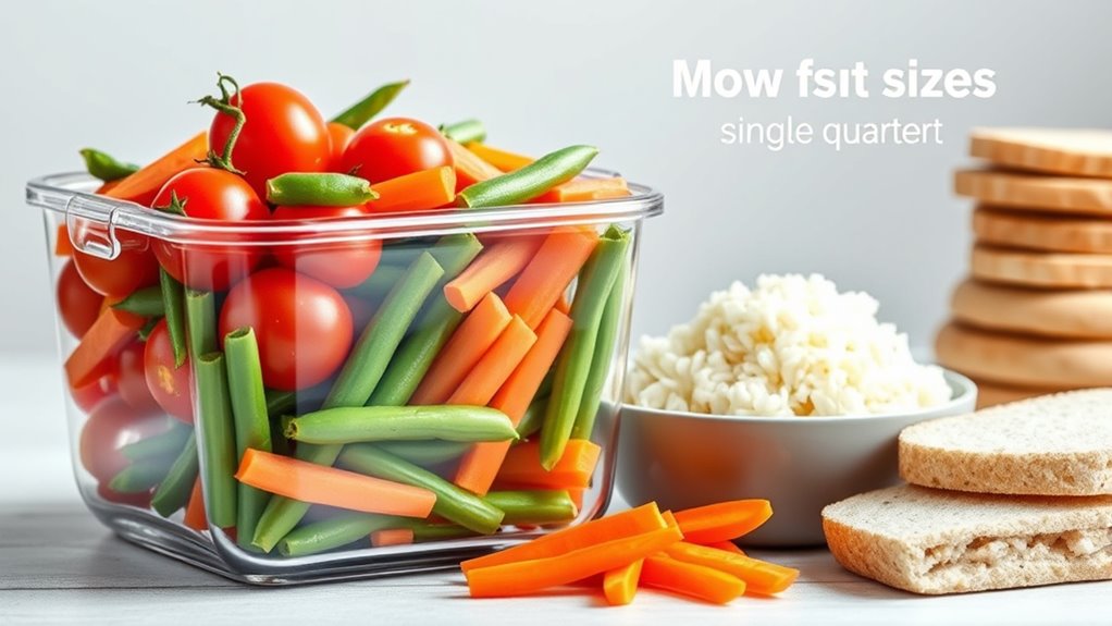 measuring foods in quarts