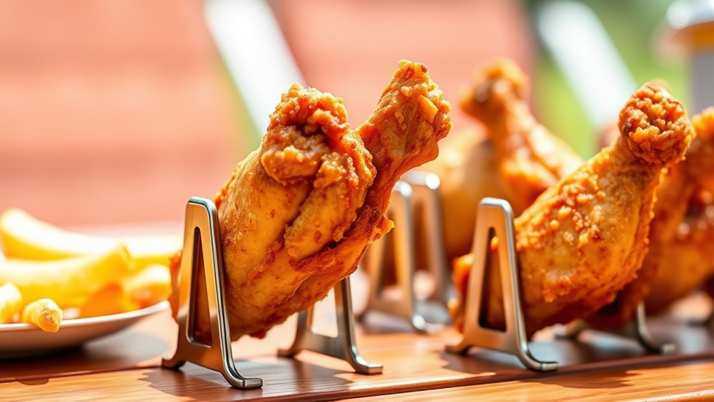 mess free wing snacking