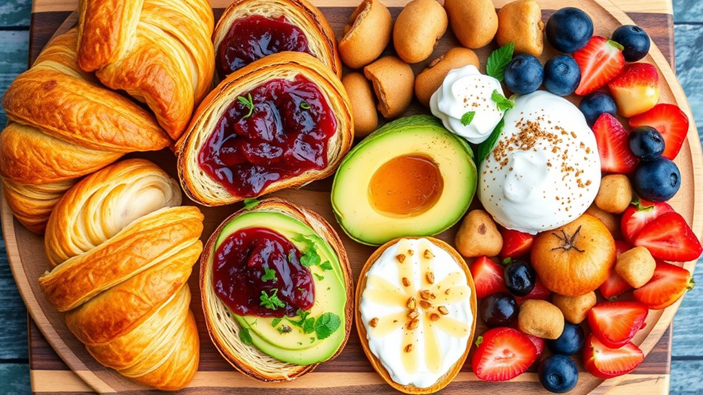 mix textures and flavors