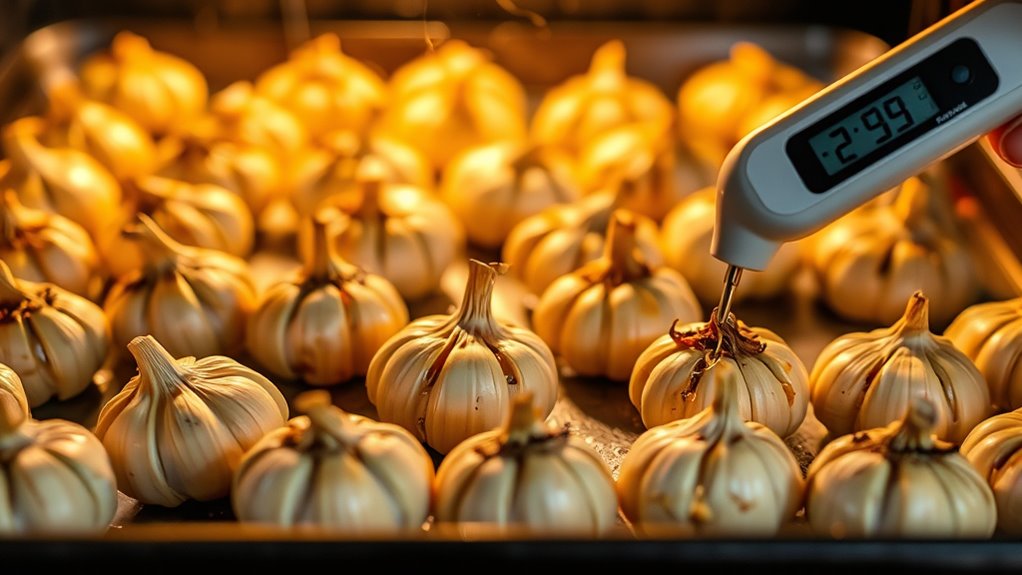 monitor oven temperature closely