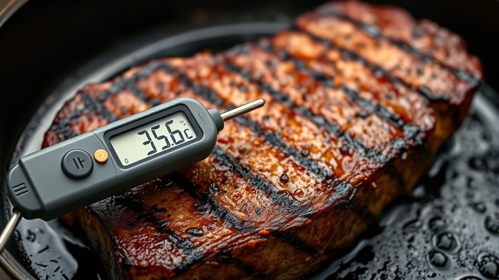 monitor steak temperature accurately