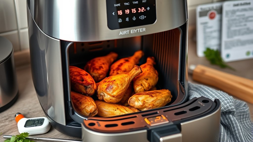 monitor test ensure perfect cooked