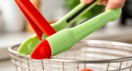 non scratch silicone tongs