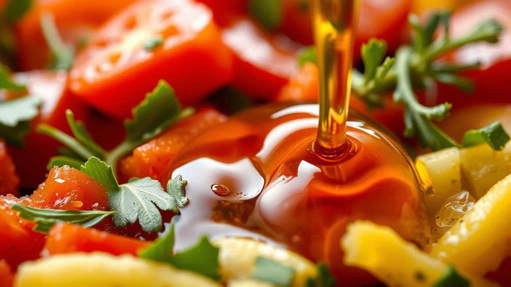 oil enhances flavor texture