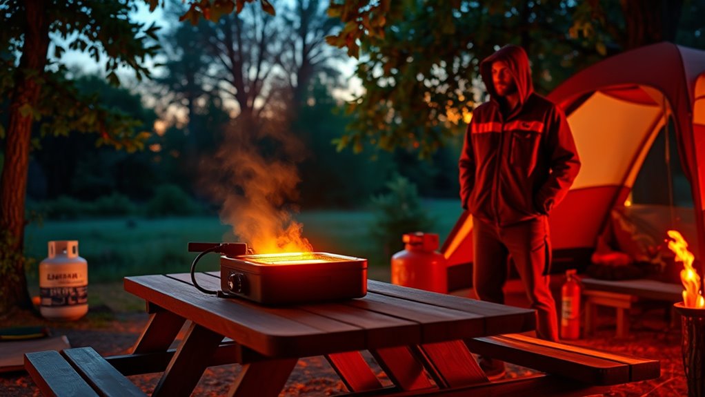 outdoor frying safety tips