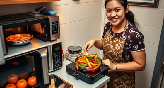 oven free international student cooking