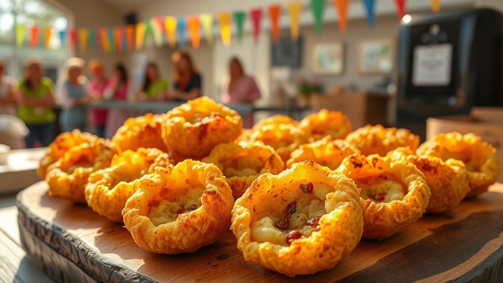 portable savory air fryer bites