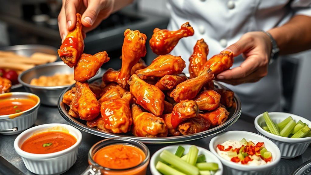 prepare sauces and garnishes efficiently