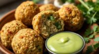 prevent dry falafel cooking